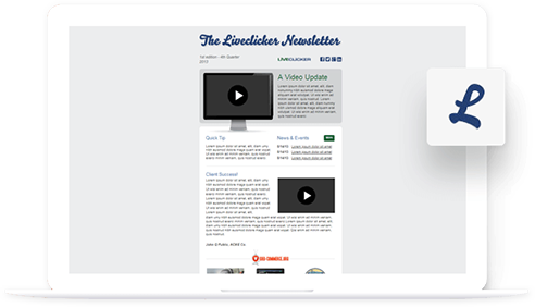 The Livelicker Newsletter - PSD to Email Template Portfolio
