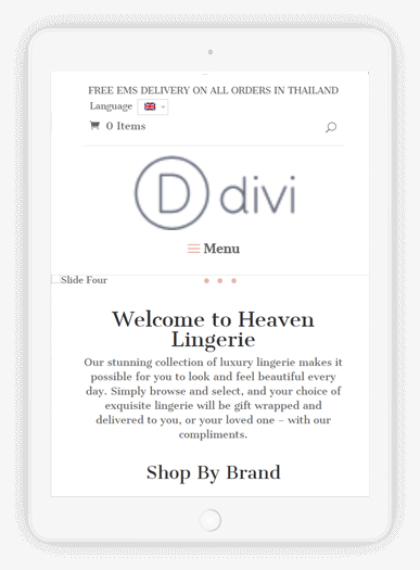 Heaven Lingerie iPad