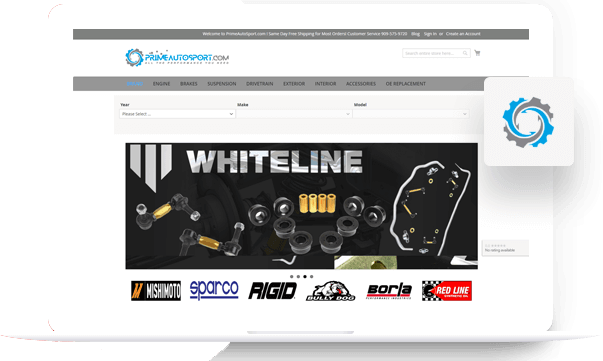 Prime Autosport - PSD to Shopify Portfolio