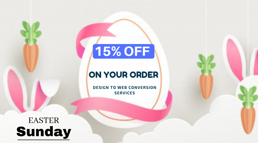 Easter Sunday Offer - HTMLPanda