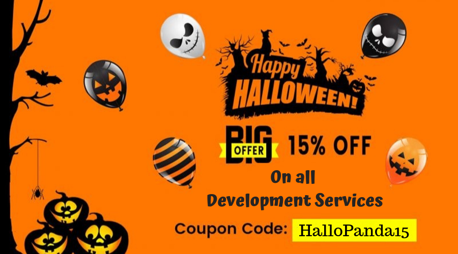 Scary Halloween Offer 15 off on all Web Development Services
