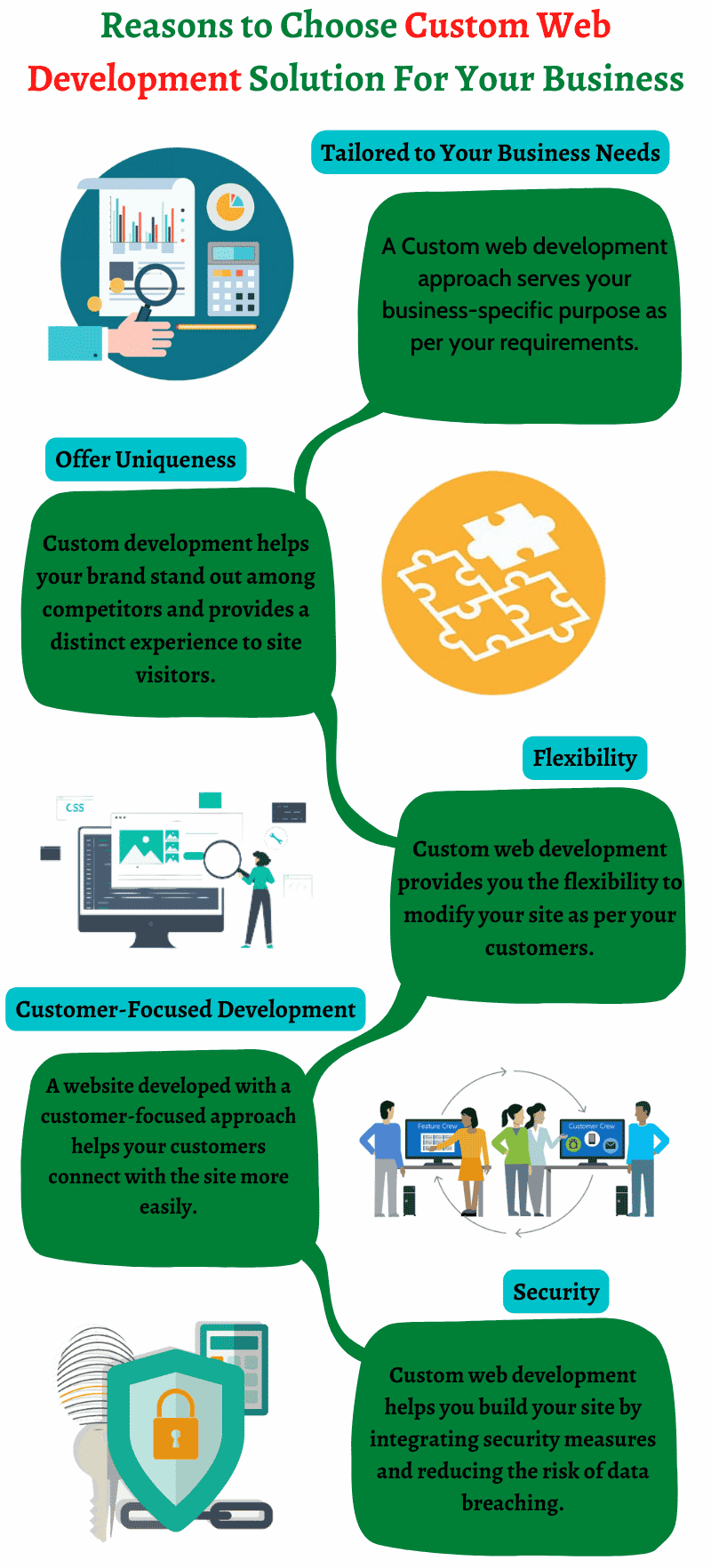 Reasons to Choose Custom Web Development Solution For Your Business