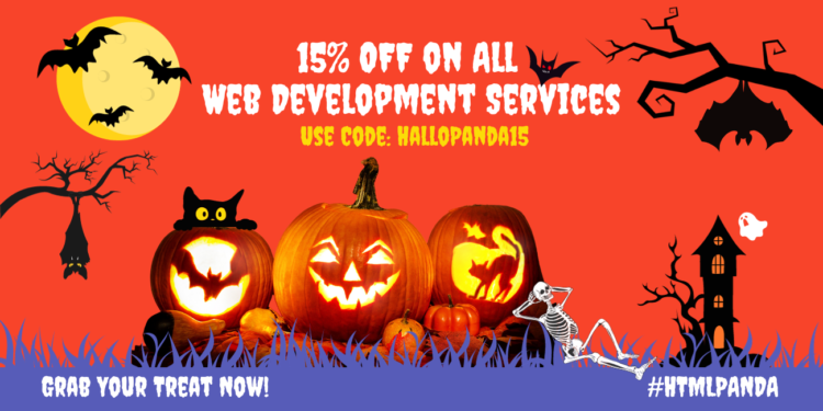 Halloween Discount: 15% OFF on All Web Development Services